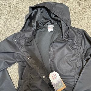 Women’s raincoat.
